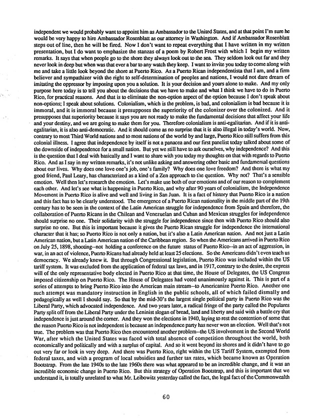 Proceedings : Conference on the Future Political Status of the United States Virgin Islands (February,1988) - Page 60