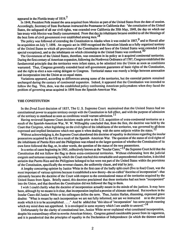 Proceedings : Conference on the Future Political Status of the United States Virgin Islands (February,1988) - Page 90