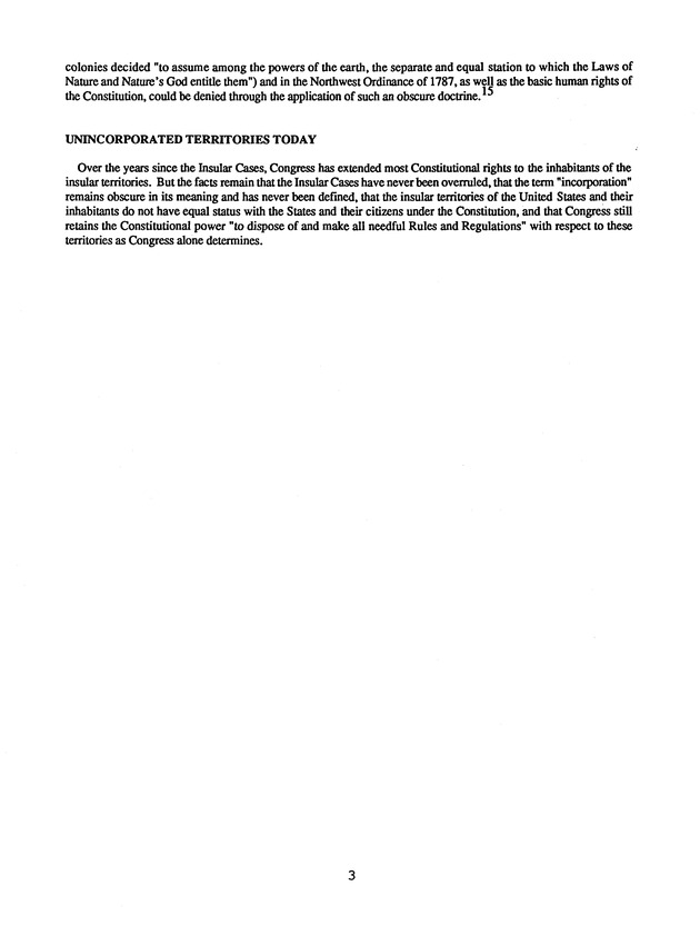 Proceedings : Conference on the Future Political Status of the United States Virgin Islands (February,1988) - Page 91