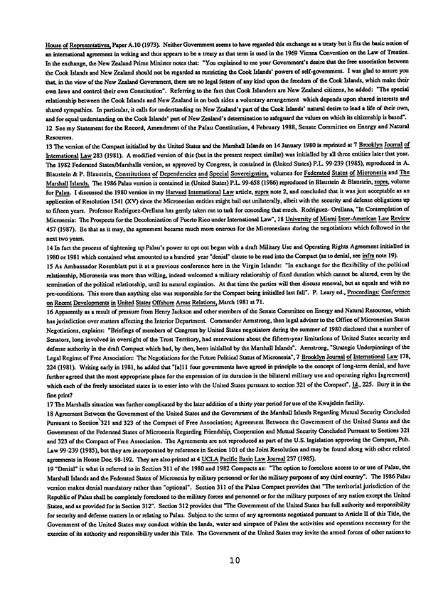 Proceedings : Conference on the Future Political Status of the United States Virgin Islands (February,1988) - Page 102