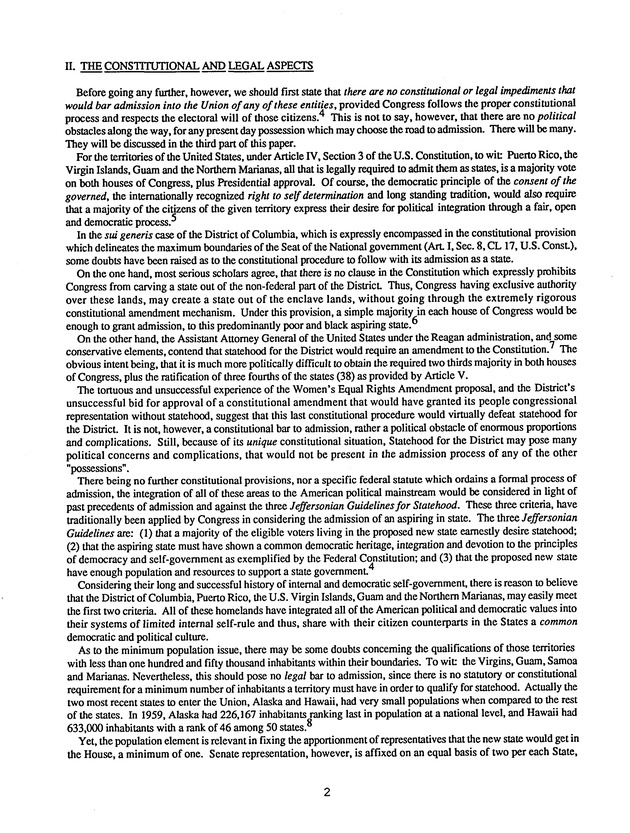 Proceedings : Conference on the Future Political Status of the United States Virgin Islands (February,1988) - Page 112