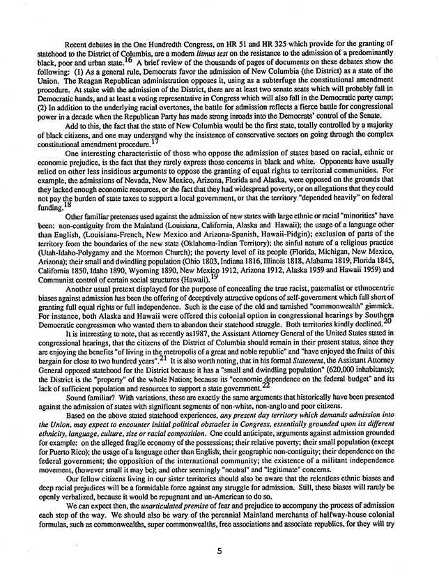 Proceedings : Conference on the Future Political Status of the United States Virgin Islands (February,1988) - Page 115