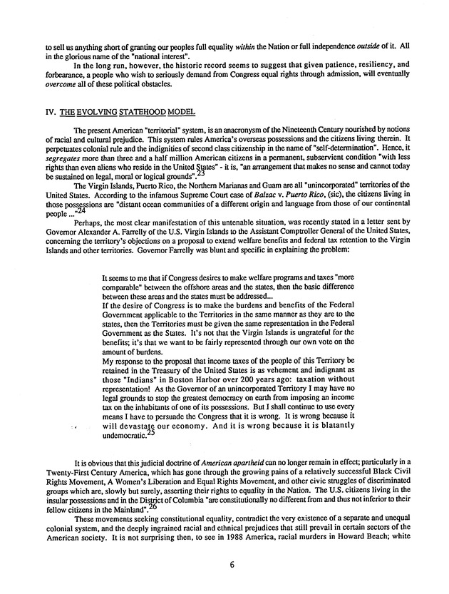 Proceedings : Conference on the Future Political Status of the United States Virgin Islands (February,1988) - Page 116