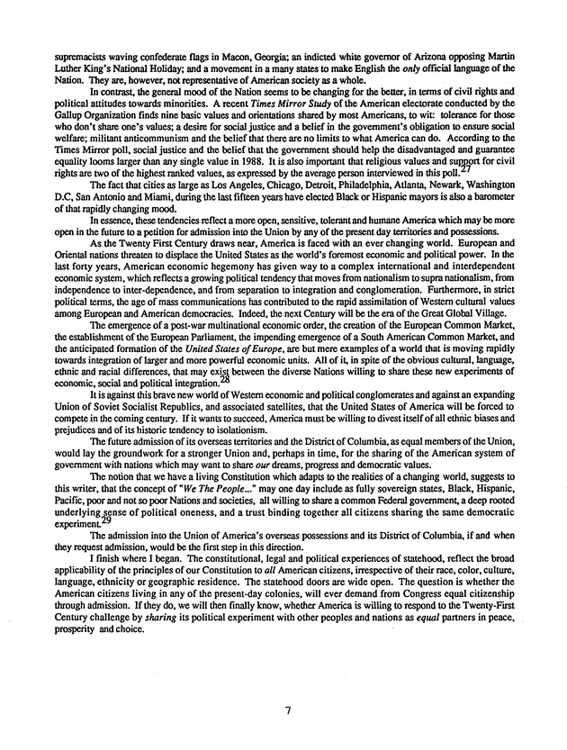 Proceedings : Conference on the Future Political Status of the United States Virgin Islands (February,1988) - Page 117