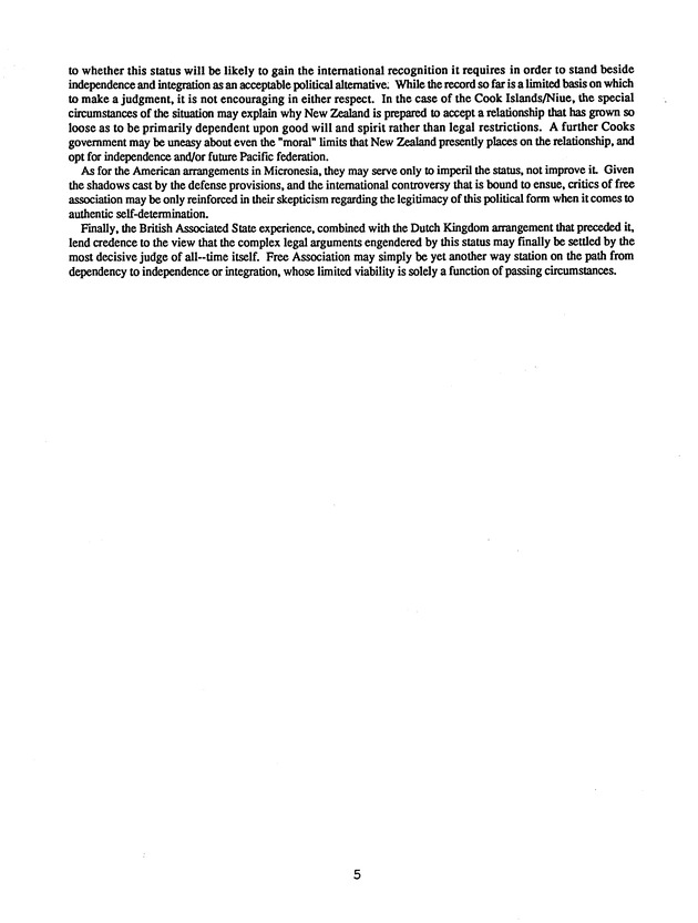 Proceedings : Conference on the Future Political Status of the United States Virgin Islands (February,1988) - Page 125