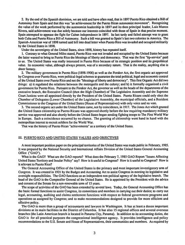 Proceedings : Conference on the Future Political Status of the United States Virgin Islands (February,1988) - Page 129