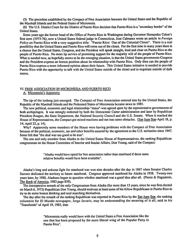 Proceedings : Conference on the Future Political Status of the United States Virgin Islands (February,1988) - Page 132