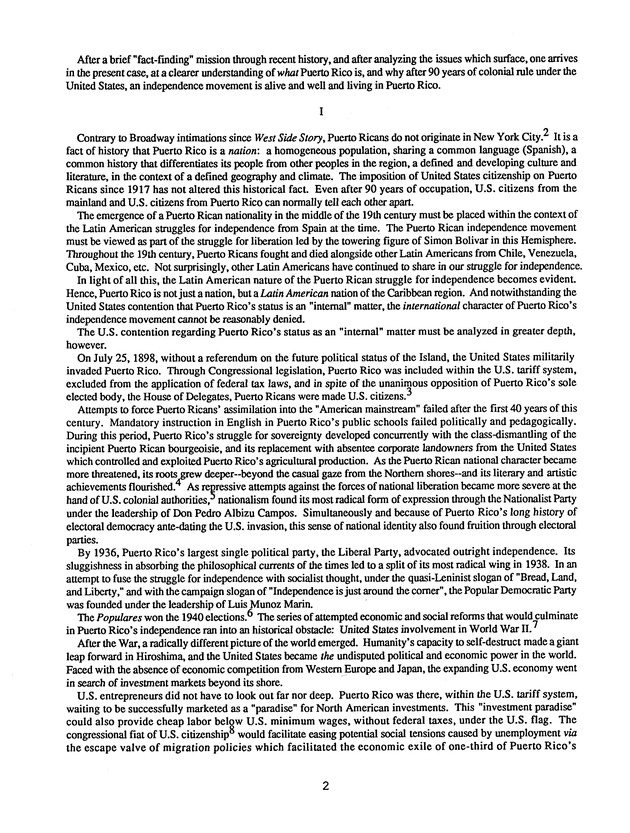 Proceedings : Conference on the Future Political Status of the United States Virgin Islands (February,1988) - Page 140