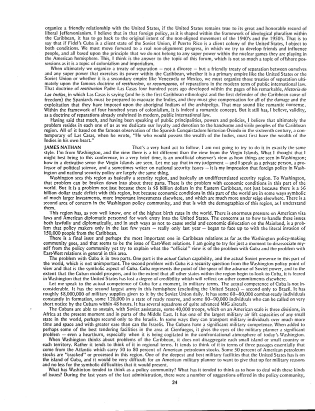 Proceedings: Conference on Recent Developments in United States - Offshore Areas Relations (March 1982) - Page 24