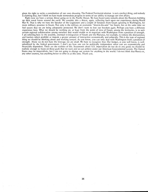 Proceedings: Conference on Recent Developments in United States - Offshore Areas Relations (March 1982) - Page 26