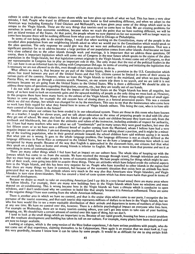 Proceedings: Conference on Recent Developments in United States - Offshore Areas Relations (March 1982) - Page 41