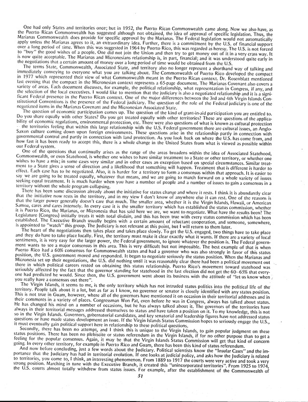 Proceedings: Conference on Recent Developments in United States - Offshore Areas Relations (March 1982) - Page 51