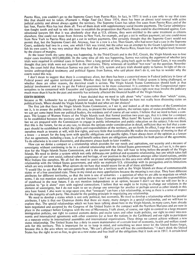 Proceedings: Conference on Recent Developments in United States - Offshore Areas Relations (March 1982) - Page 52