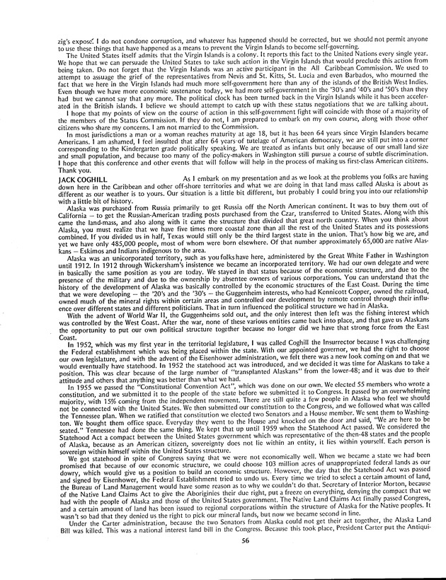 Proceedings: Conference on Recent Developments in United States - Offshore Areas Relations (March 1982) - Page 56