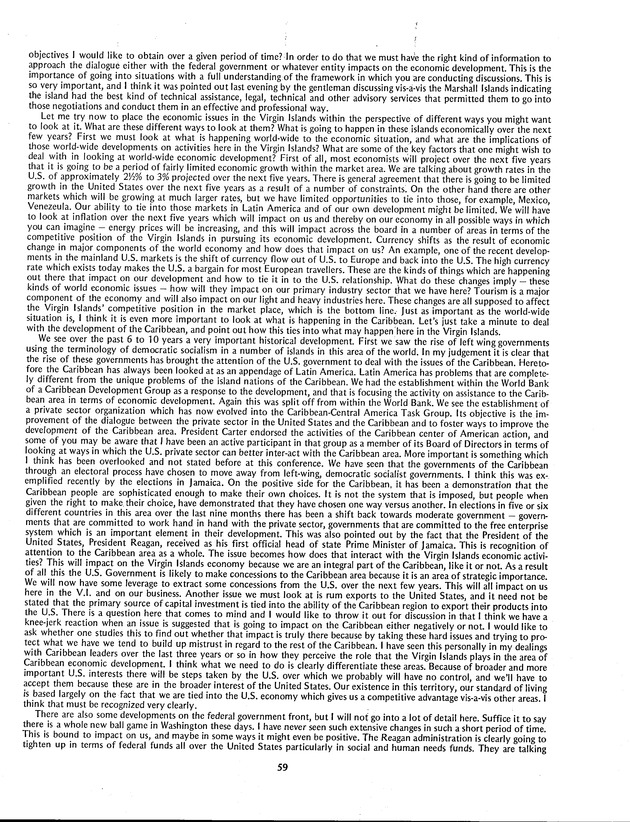 Proceedings: Conference on Recent Developments in United States - Offshore Areas Relations (March 1982) - Page 59