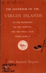 Annual report of the Governor of the Virgin Islands