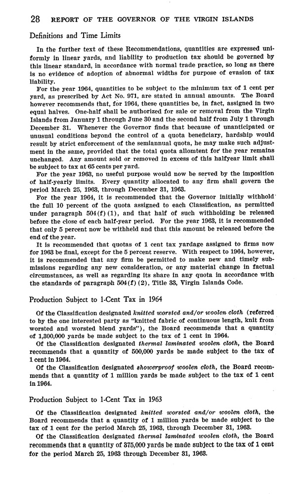 Annual report of the Governor of the Virgin Islands - Page 28