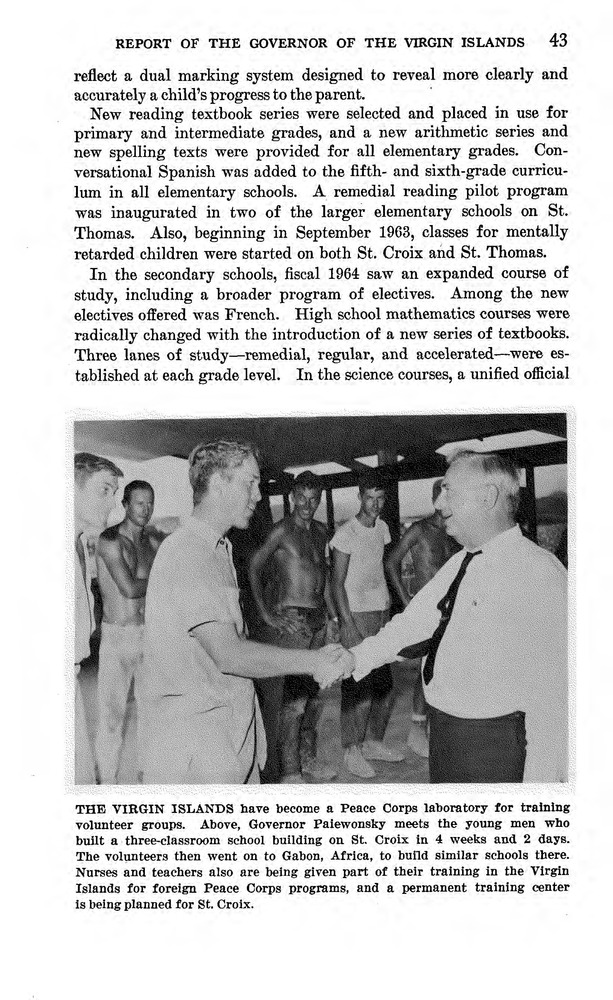 Annual report of the Governor of the Virgin Islands - Page 43