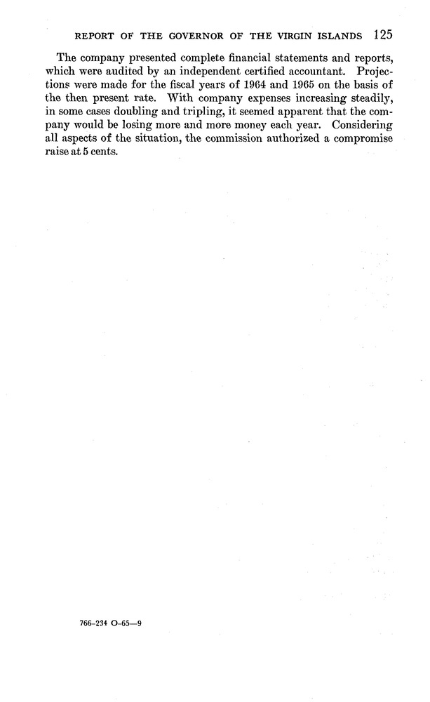 Annual report of the Governor of the Virgin Islands - Page 125