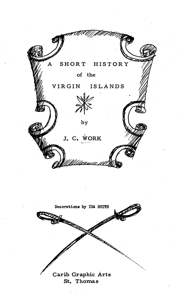 Short history of the Virgin Islands - Title Page 1