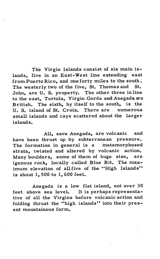 Short history of the Virgin Islands - Introduction 1