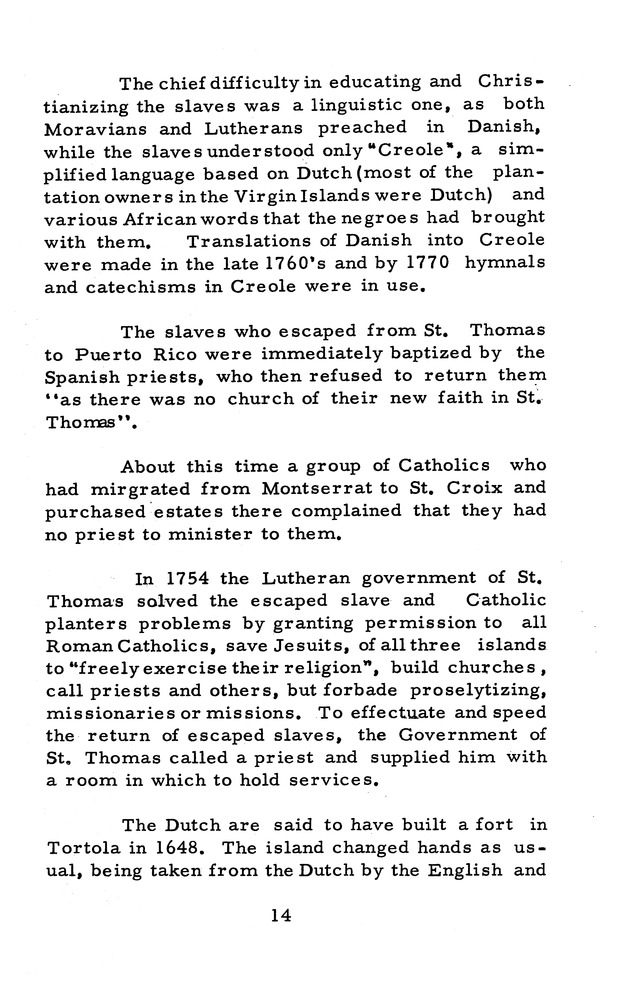 Short history of the Virgin Islands - Page 14