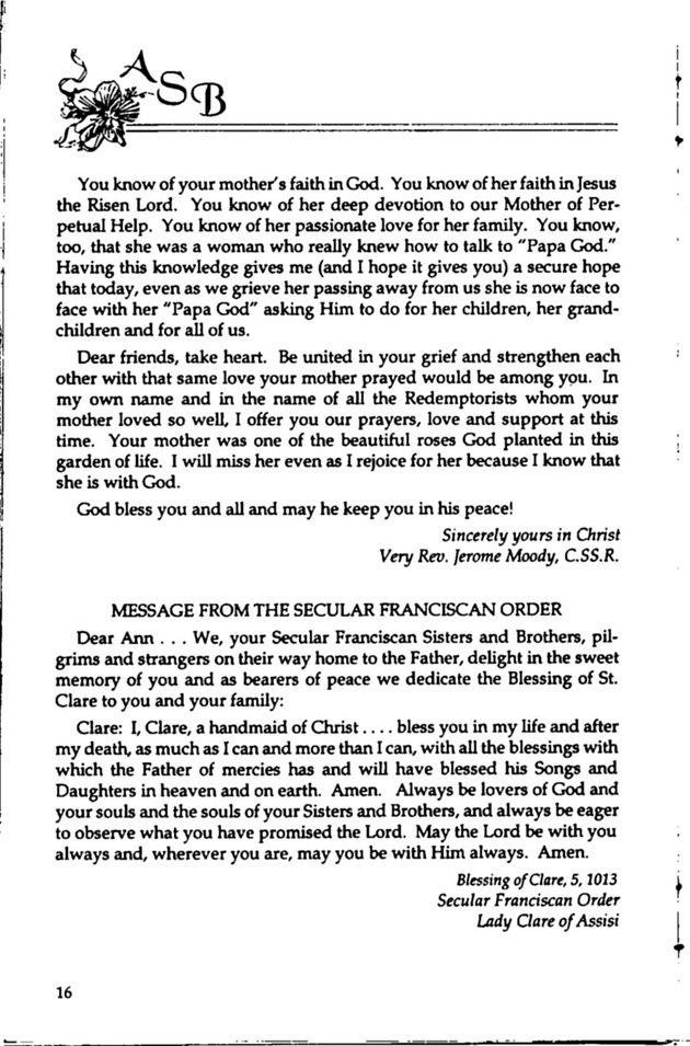 Funeral Booklet for Roy Williston Bornn - Page 10