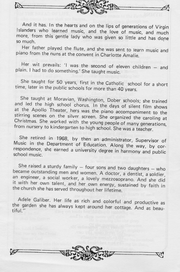 Funeral Booklet for Adele L. Galiber - Page 3