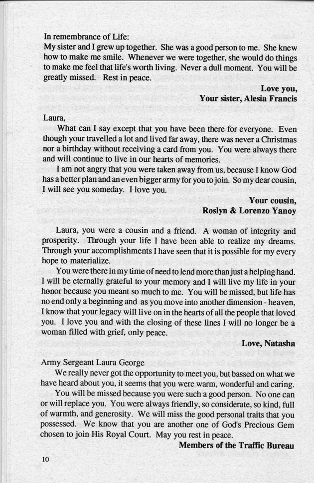 Funeral Booklet for Laura A. George - Page 7