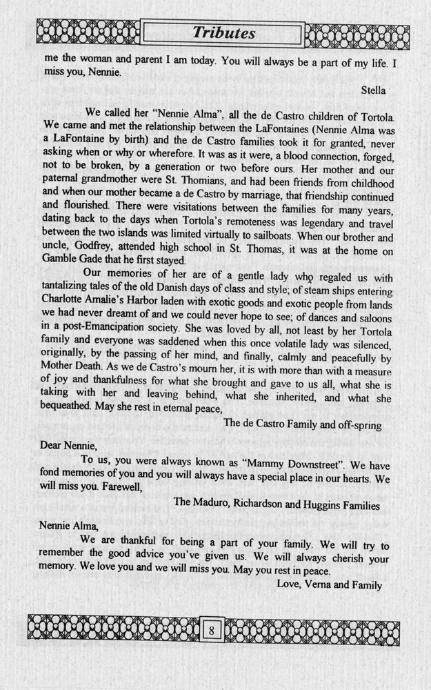 Funeral Booklet for Alma L. Gimenez - Page 8