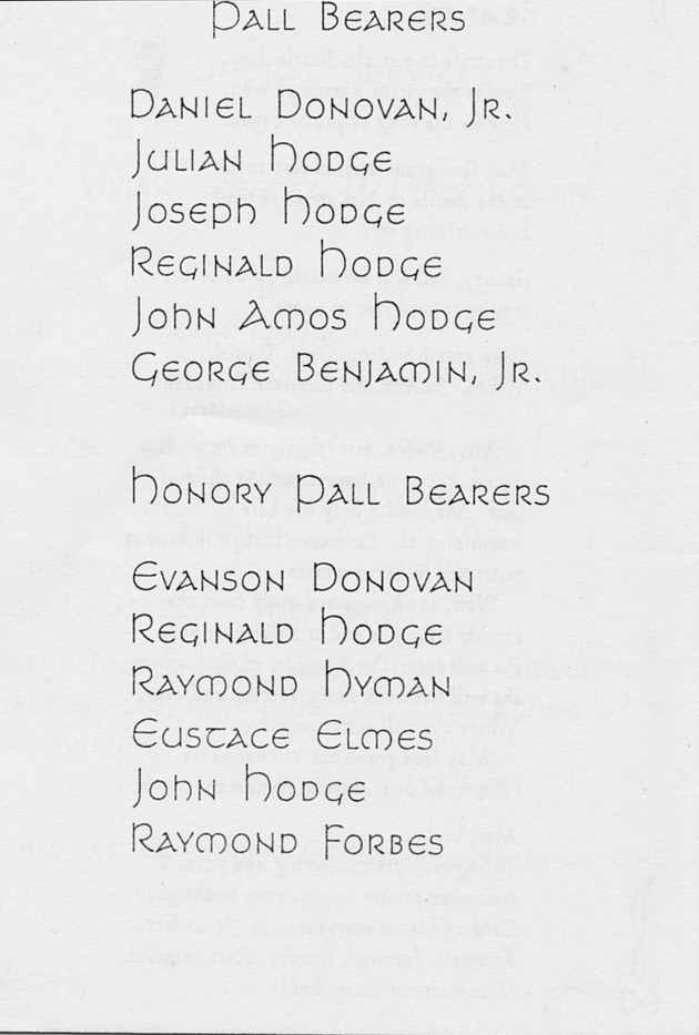 Funeral Booklet for Vivian Rebecca D. Hedrington - Page 6