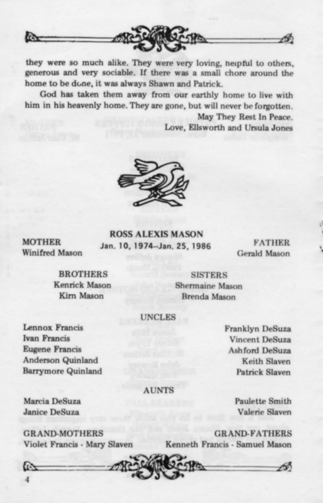 Funeral Booklet for Shawn Zackery Jones - Page 5