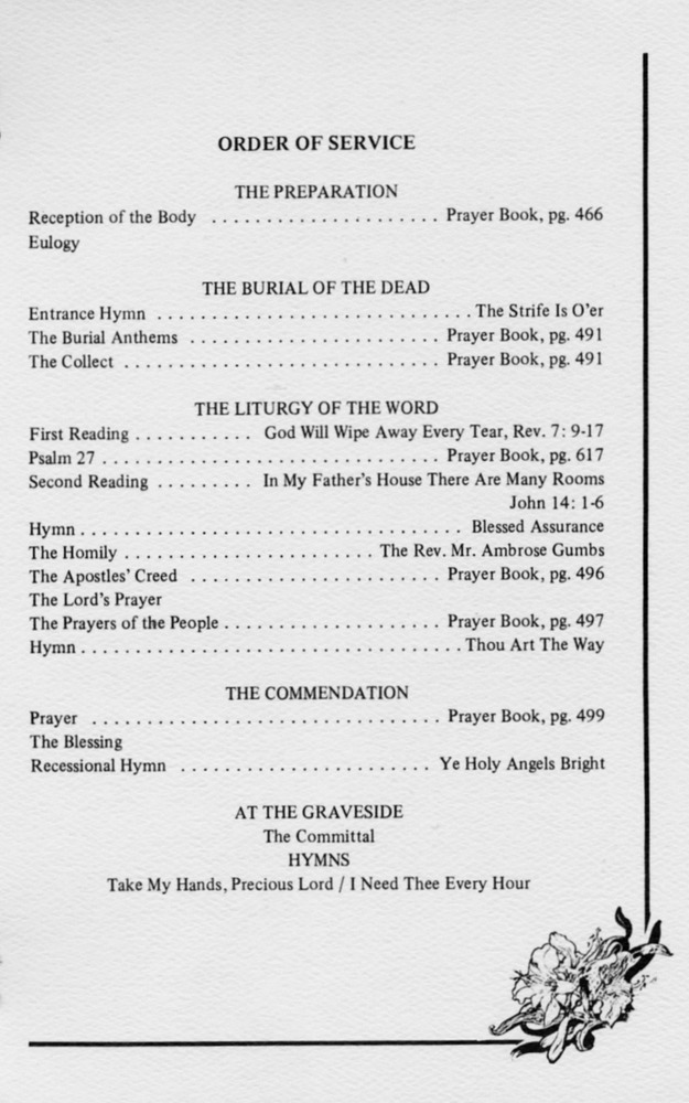 Funeral Booklet for Amy Adelita Joseph - Page 5