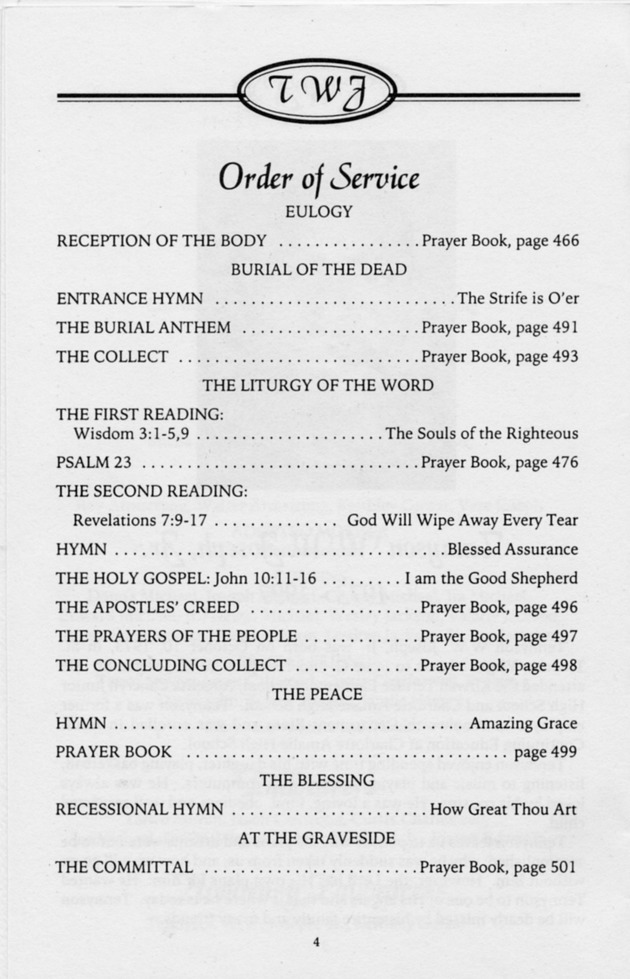 Funeral Booklet for Tennyson W. W. Joseph ,Jr. - Page 4