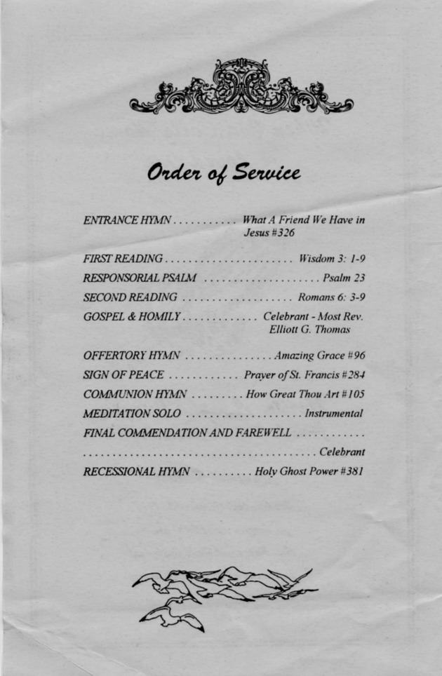 Funeral Booklet for Nerita A. Jurgen - Page 2