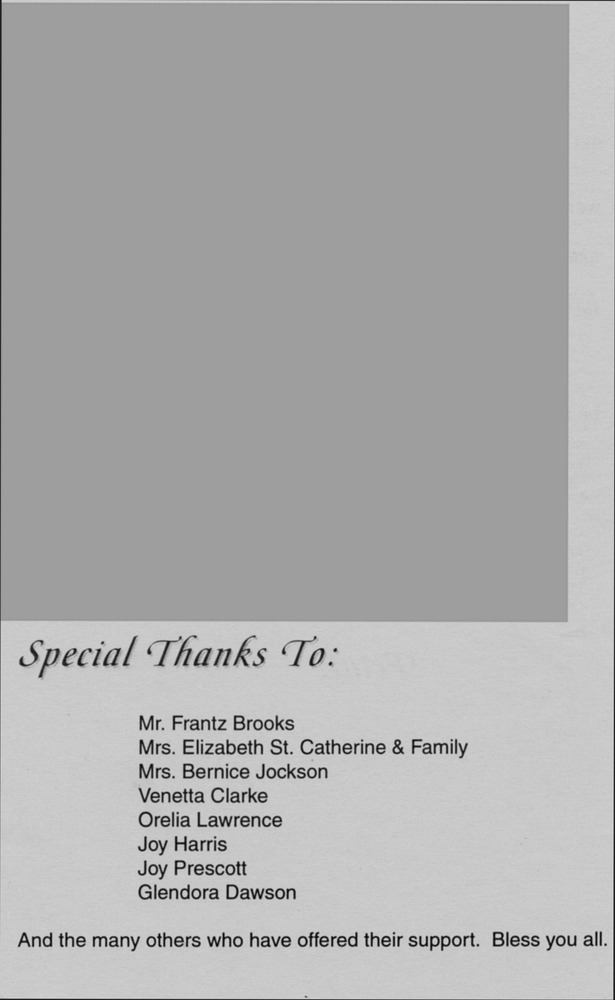 Funeral Booklet for Evelyn Zaida Lepps - Page 6