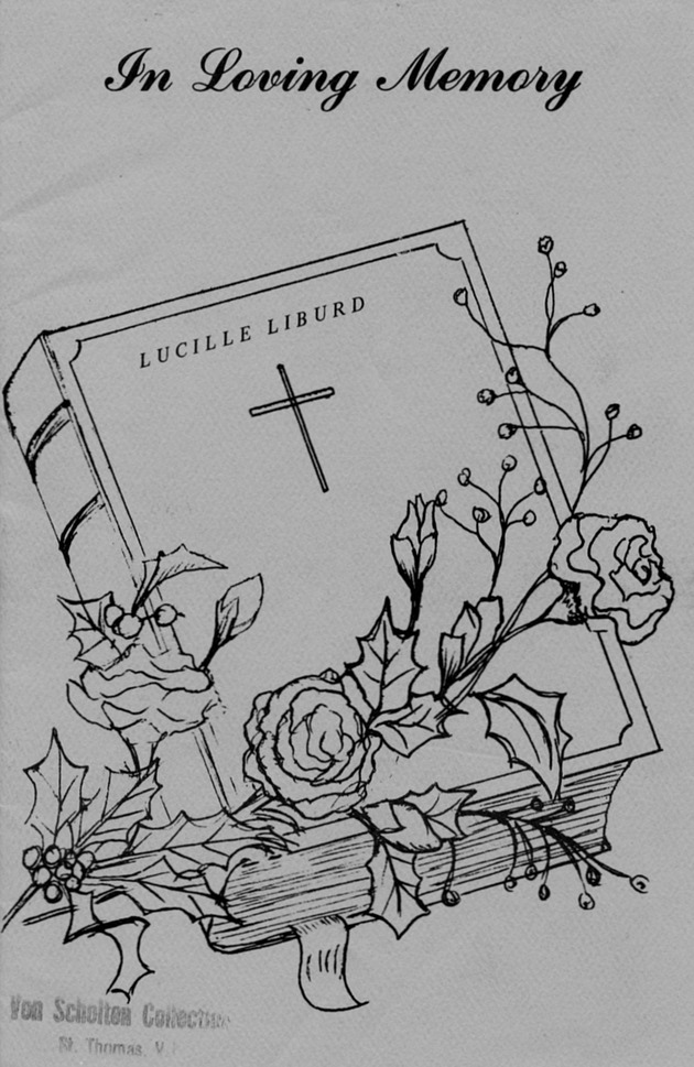 Funeral Booklet for Lucille Olympia McClean Liburd - Main 1