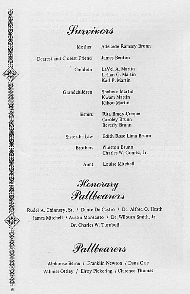 Funeral Booklet for Rita Brunn Martin - Page 7