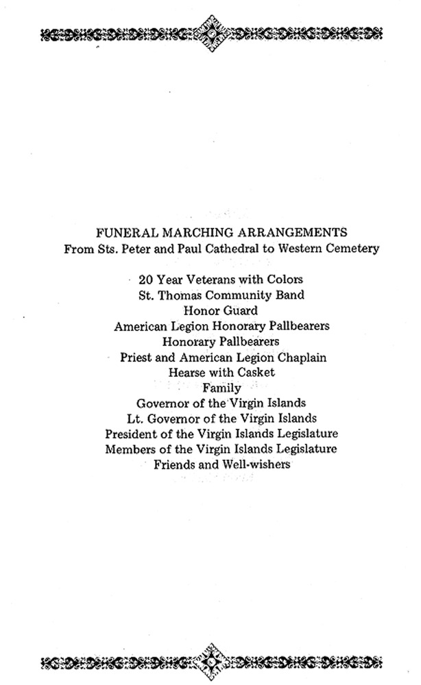 Funeral Booklet for Cyril Michael - Page 4