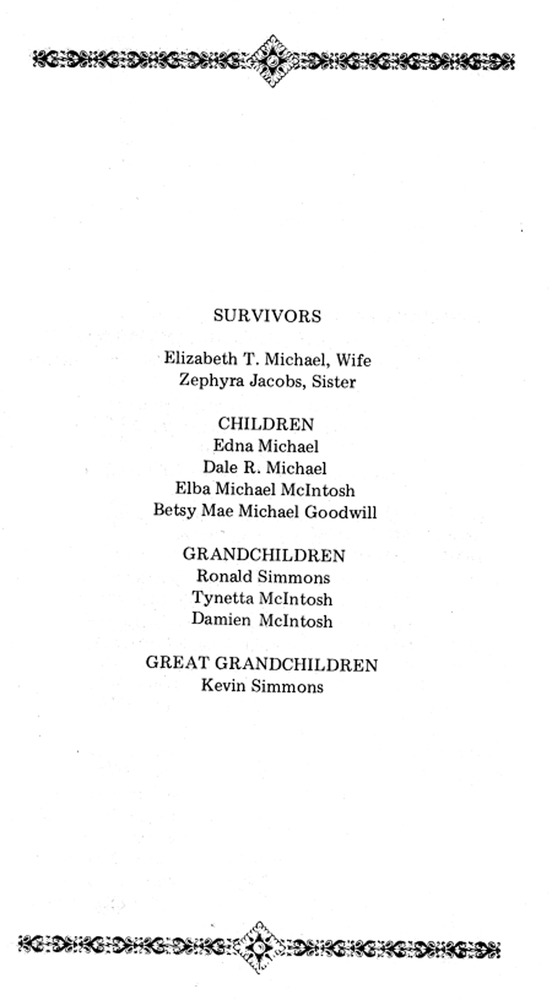 Funeral Booklet for Cyril Michael - Page 5