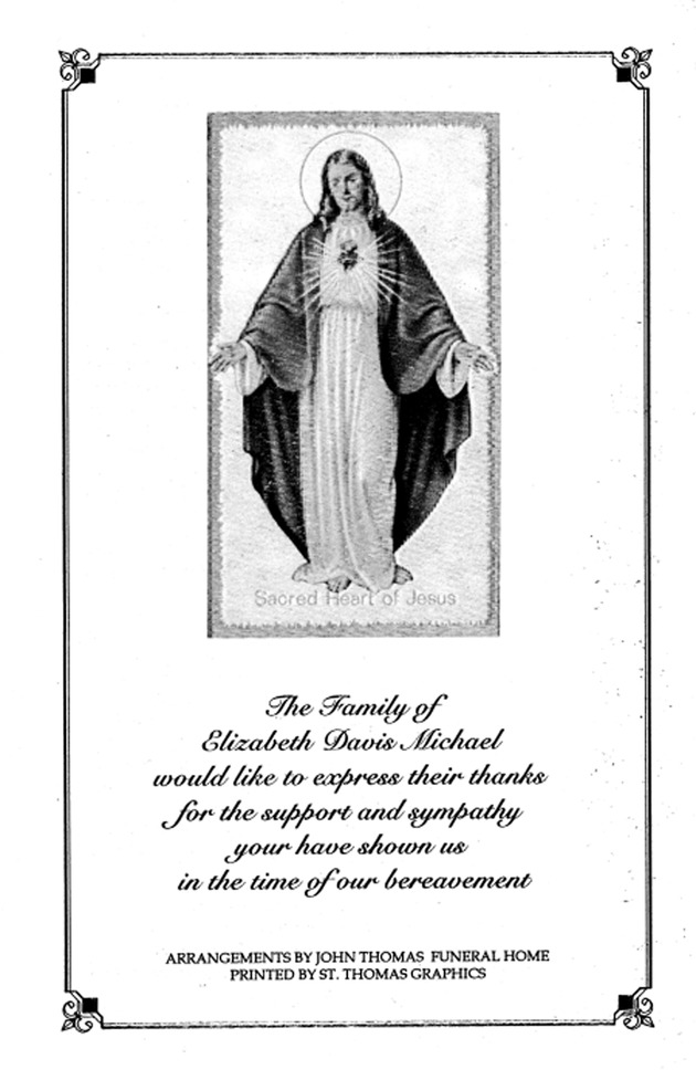 Funeral Booklet for Elizabeth D. Michael - Page 44