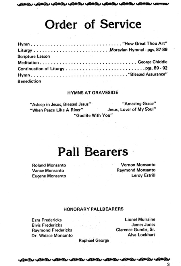 Funeral Booklet for Errol Ken Monsanto - Page 2