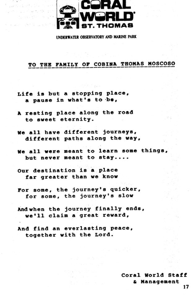 Funeral Booklet for Cobina L. Moscoso - Page 5