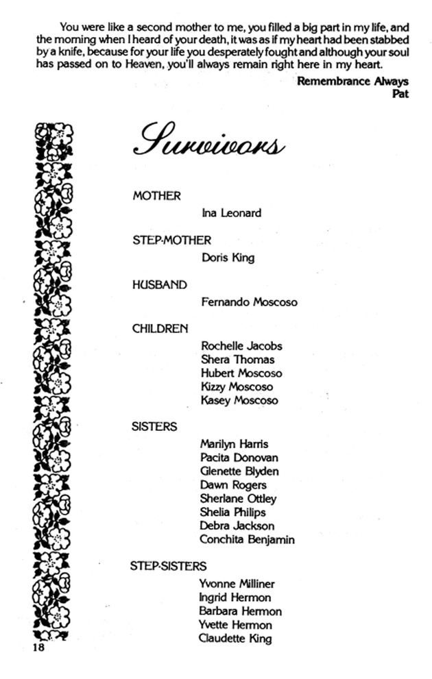 Funeral Booklet for Cobina L. Moscoso - Page 6