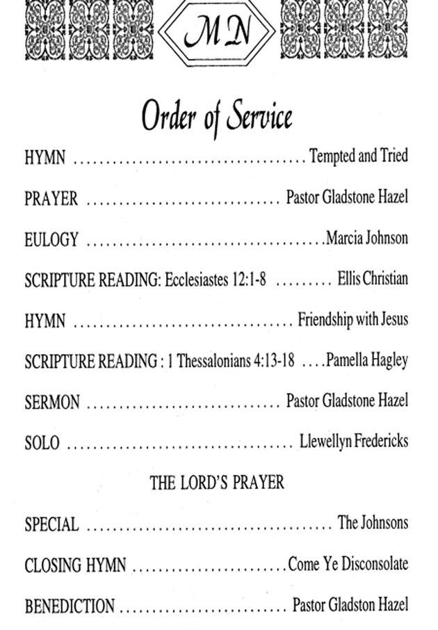 Funeral Booklet for Michael E. Nixon - Page 4