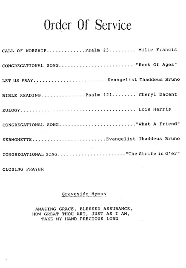 Funeral Booklet for Georgina E. Petersen - Page 3