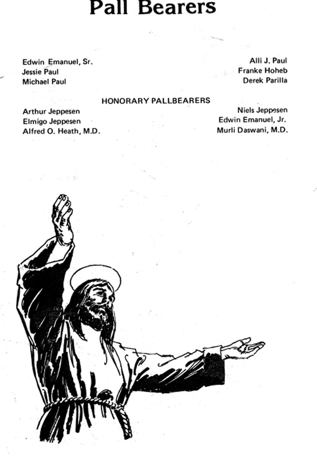 Funeral Booklet for Olina M. Petersen - Page 4