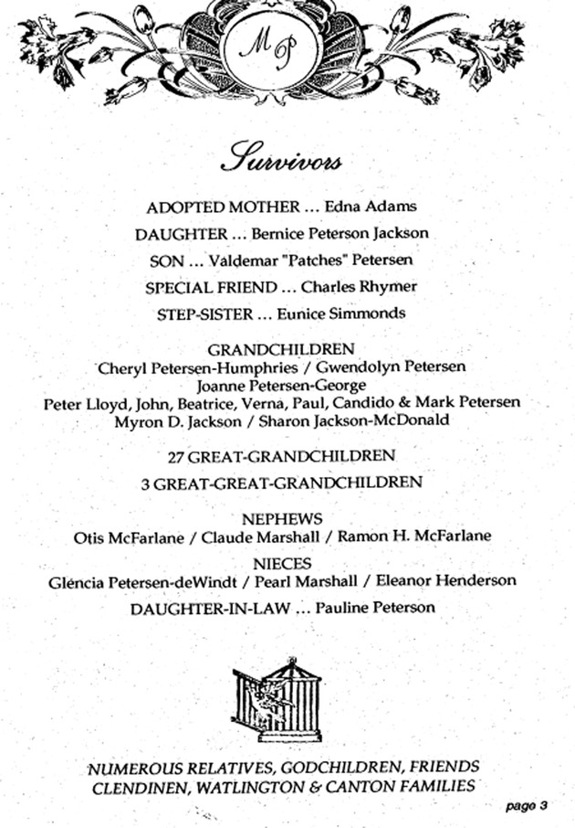 Funeral Booklet for Maude E. Peterson - Page 4