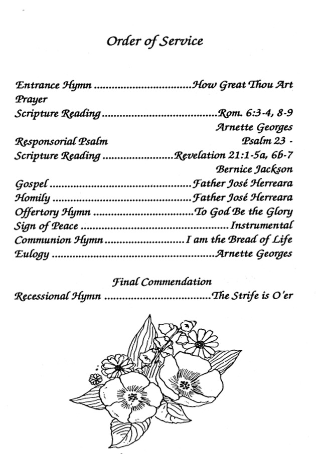 Funeral Booklet for Marietta A. Phillips - Page 3