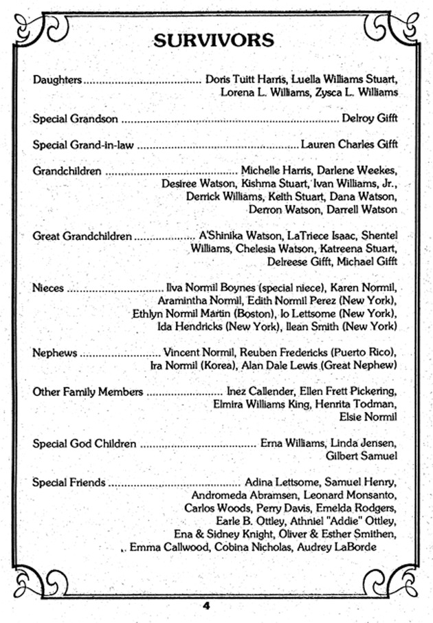 Funeral Booklet for Loretta I. Pickering - Page 4